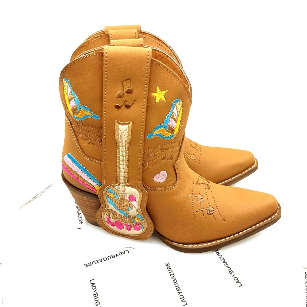 NWOB Dingo Women's Melody Leather Ankle Boots Size 7 - Picture 4 of 10